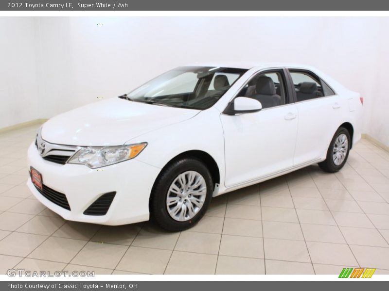 Super White / Ash 2012 Toyota Camry LE
