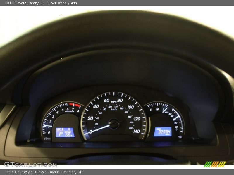 Super White / Ash 2012 Toyota Camry LE