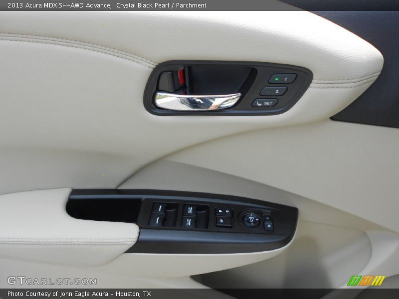 Crystal Black Pearl / Parchment 2013 Acura MDX SH-AWD Advance