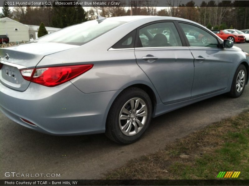 Iridescent Silver Blue Metallic / Gray 2011 Hyundai Sonata GLS