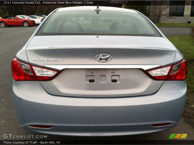 Iridescent Silver Blue Metallic / Gray 2011 Hyundai Sonata GLS