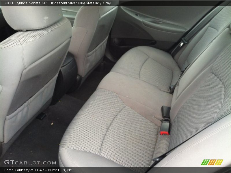 Iridescent Silver Blue Metallic / Gray 2011 Hyundai Sonata GLS