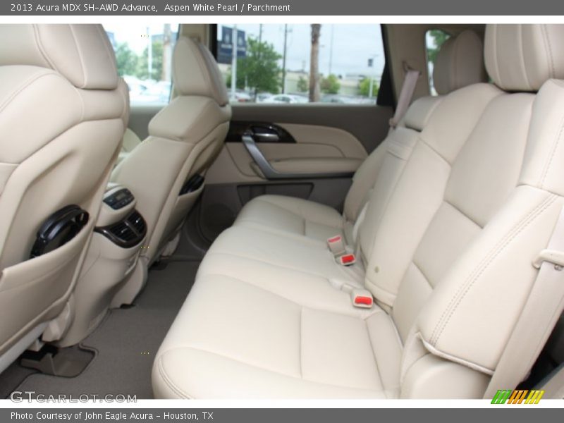 Aspen White Pearl / Parchment 2013 Acura MDX SH-AWD Advance