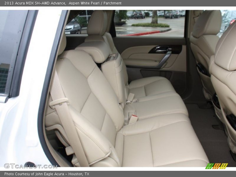 Aspen White Pearl / Parchment 2013 Acura MDX SH-AWD Advance