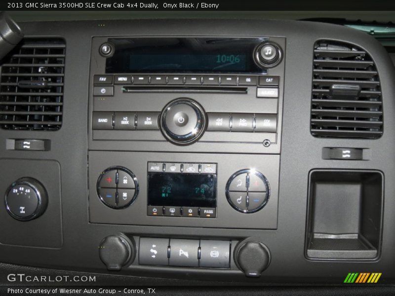 Onyx Black / Ebony 2013 GMC Sierra 3500HD SLE Crew Cab 4x4 Dually