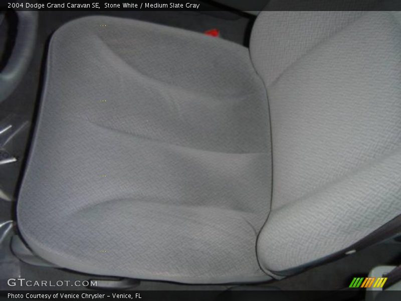 Stone White / Medium Slate Gray 2004 Dodge Grand Caravan SE
