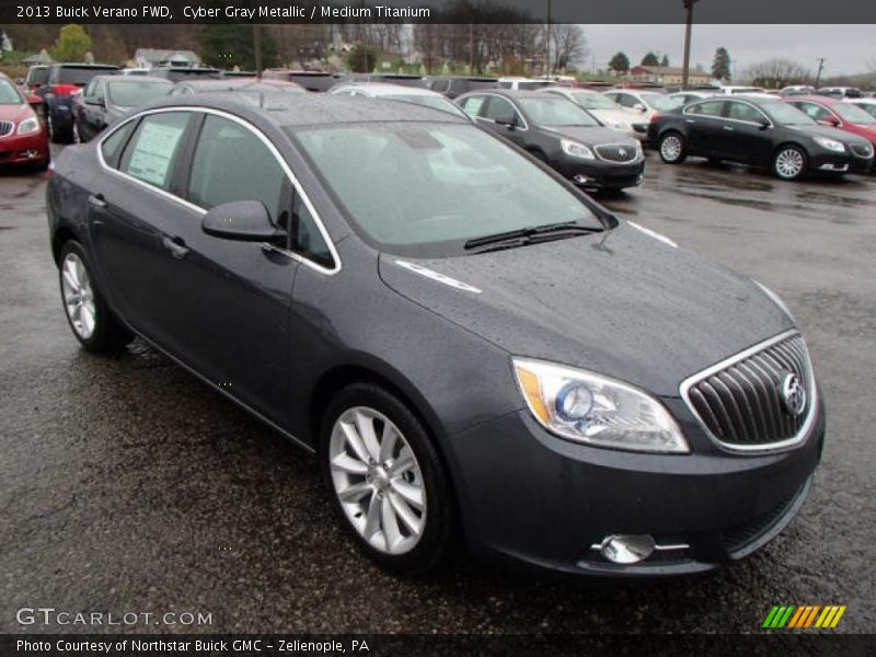 Cyber Gray Metallic / Medium Titanium 2013 Buick Verano FWD