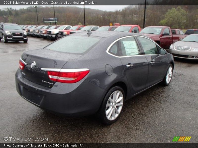 Cyber Gray Metallic / Medium Titanium 2013 Buick Verano FWD