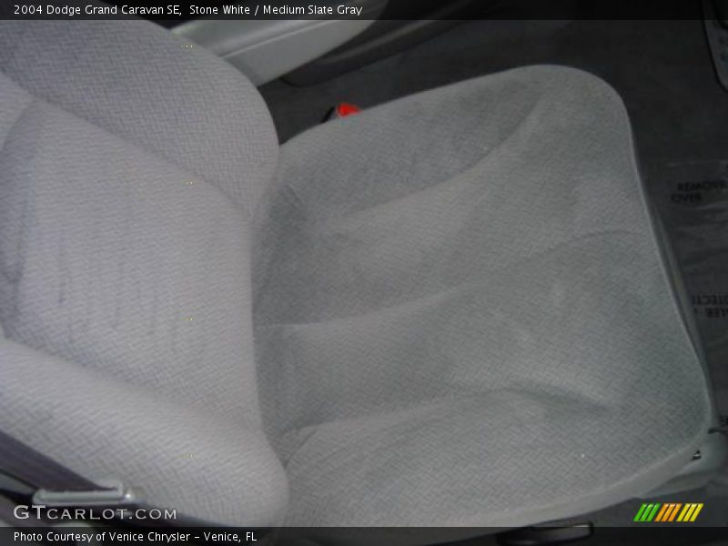 Stone White / Medium Slate Gray 2004 Dodge Grand Caravan SE