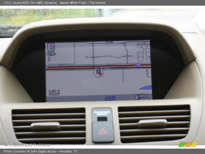 Aspen White Pearl / Parchment 2013 Acura MDX SH-AWD Advance