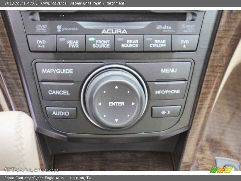 Aspen White Pearl / Parchment 2013 Acura MDX SH-AWD Advance