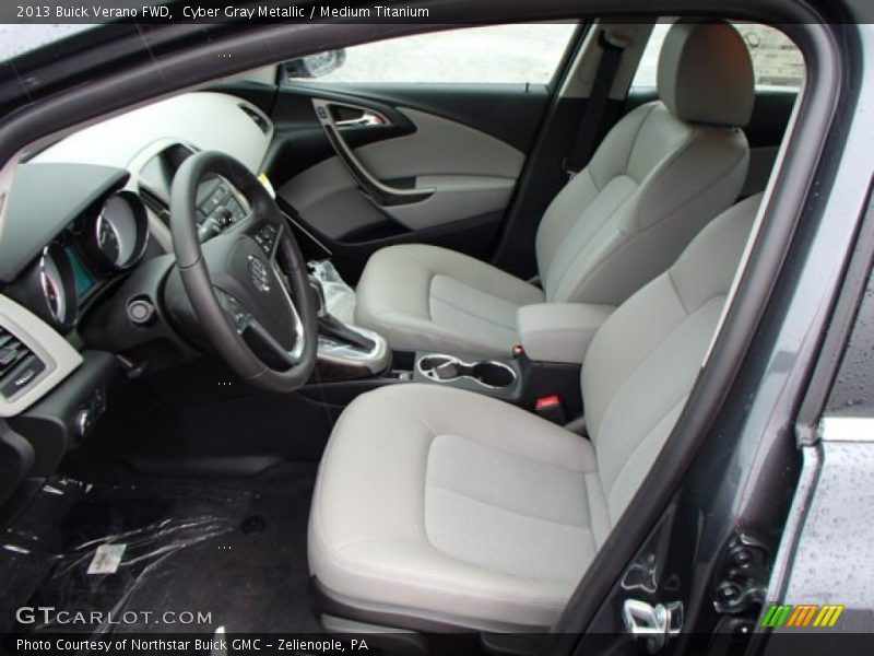 Cyber Gray Metallic / Medium Titanium 2013 Buick Verano FWD