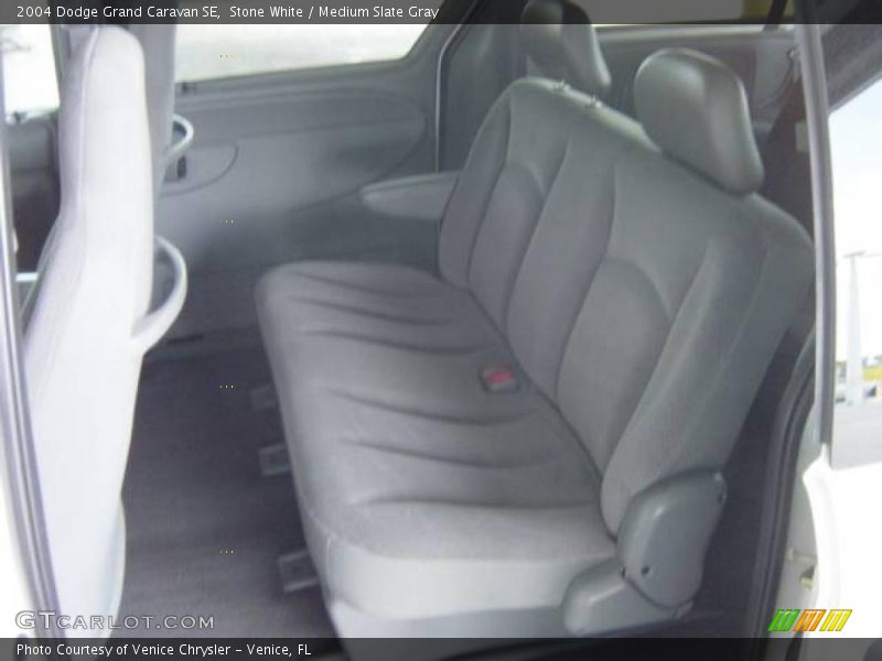 Stone White / Medium Slate Gray 2004 Dodge Grand Caravan SE