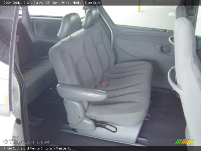 Stone White / Medium Slate Gray 2004 Dodge Grand Caravan SE
