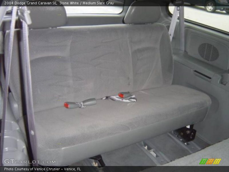Stone White / Medium Slate Gray 2004 Dodge Grand Caravan SE