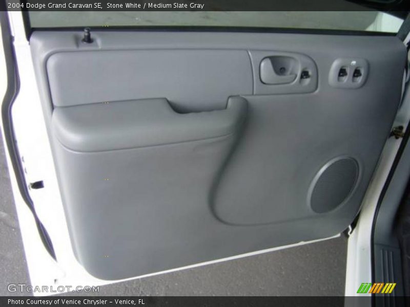 Stone White / Medium Slate Gray 2004 Dodge Grand Caravan SE