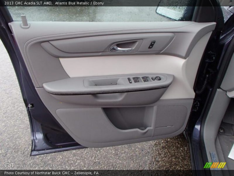 Atlantis Blue Metallic / Ebony 2013 GMC Acadia SLT AWD