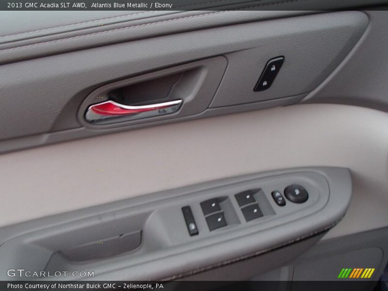 Atlantis Blue Metallic / Ebony 2013 GMC Acadia SLT AWD