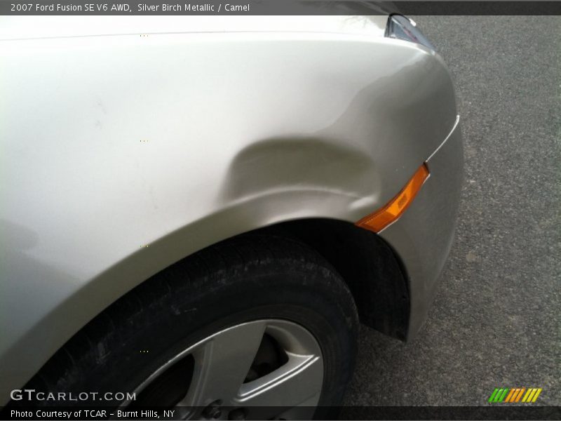Silver Birch Metallic / Camel 2007 Ford Fusion SE V6 AWD