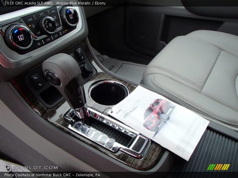 Atlantis Blue Metallic / Ebony 2013 GMC Acadia SLT AWD