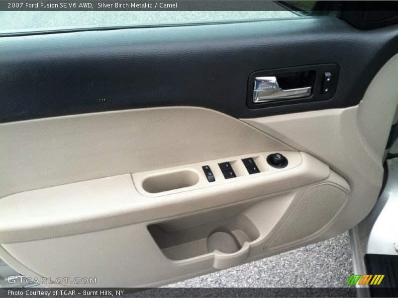 Silver Birch Metallic / Camel 2007 Ford Fusion SE V6 AWD