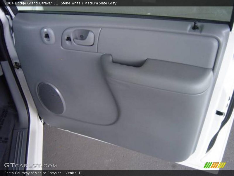 Stone White / Medium Slate Gray 2004 Dodge Grand Caravan SE