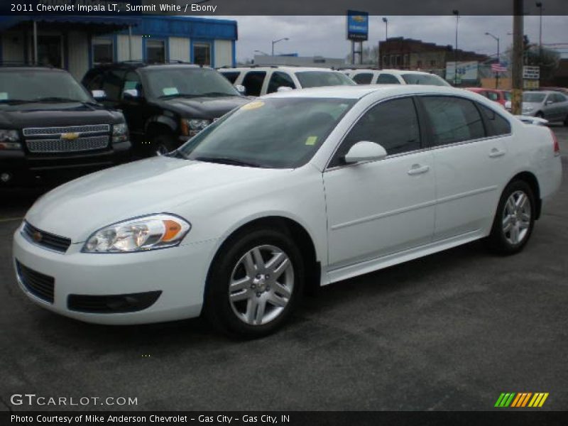 Summit White / Ebony 2011 Chevrolet Impala LT