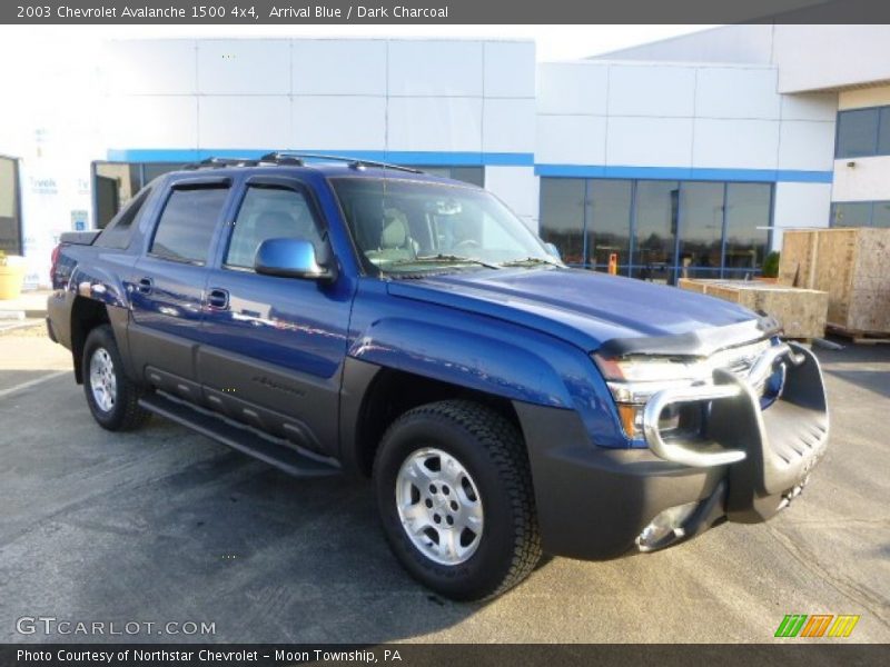 Arrival Blue / Dark Charcoal 2003 Chevrolet Avalanche 1500 4x4