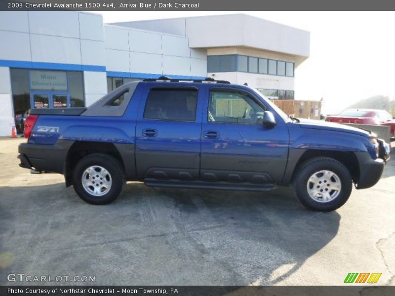 Arrival Blue / Dark Charcoal 2003 Chevrolet Avalanche 1500 4x4