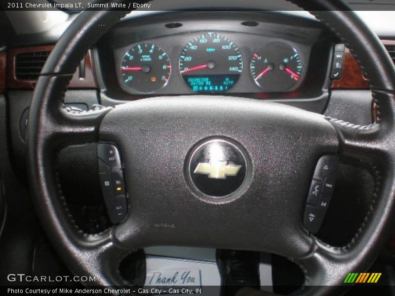 Summit White / Ebony 2011 Chevrolet Impala LT