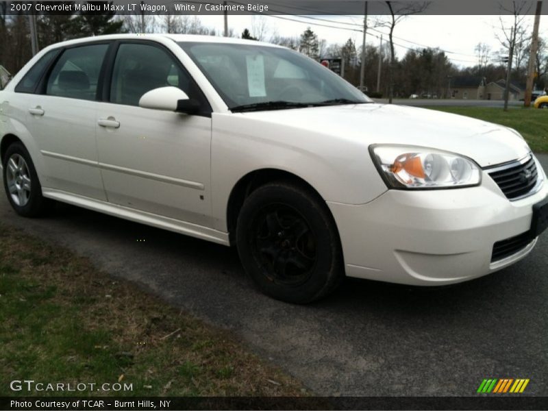 White / Cashmere Beige 2007 Chevrolet Malibu Maxx LT Wagon