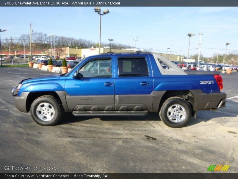 Arrival Blue / Dark Charcoal 2003 Chevrolet Avalanche 1500 4x4