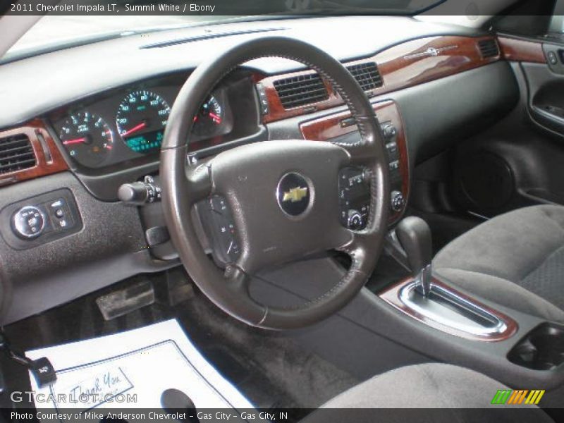 Summit White / Ebony 2011 Chevrolet Impala LT