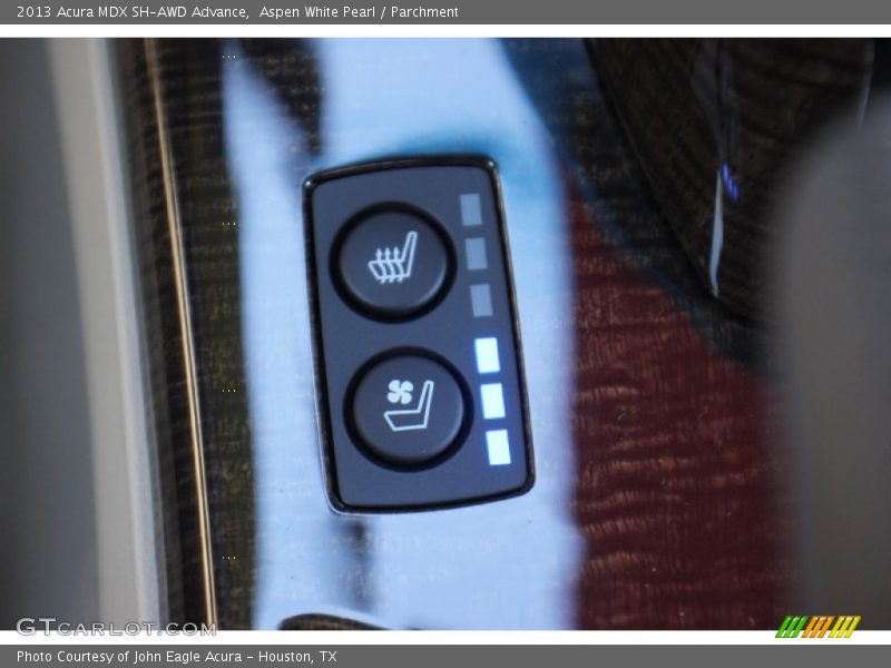 Aspen White Pearl / Parchment 2013 Acura MDX SH-AWD Advance