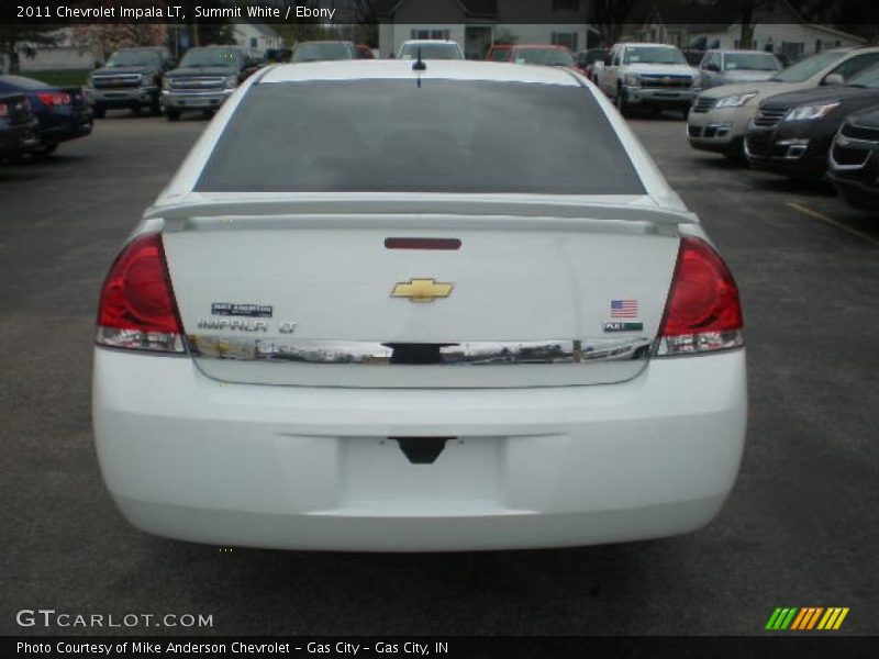 Summit White / Ebony 2011 Chevrolet Impala LT