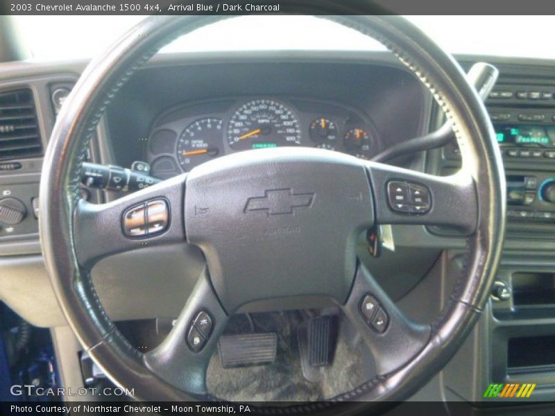 Arrival Blue / Dark Charcoal 2003 Chevrolet Avalanche 1500 4x4