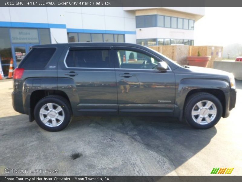 Cyber Gray Metallic / Jet Black 2011 GMC Terrain SLE AWD