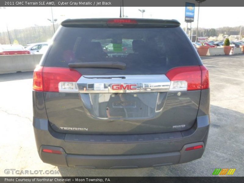 Cyber Gray Metallic / Jet Black 2011 GMC Terrain SLE AWD