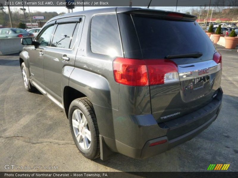 Cyber Gray Metallic / Jet Black 2011 GMC Terrain SLE AWD