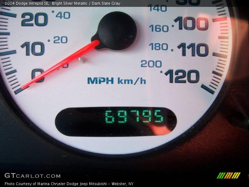 Bright Silver Metallic / Dark Slate Gray 2004 Dodge Intrepid SE