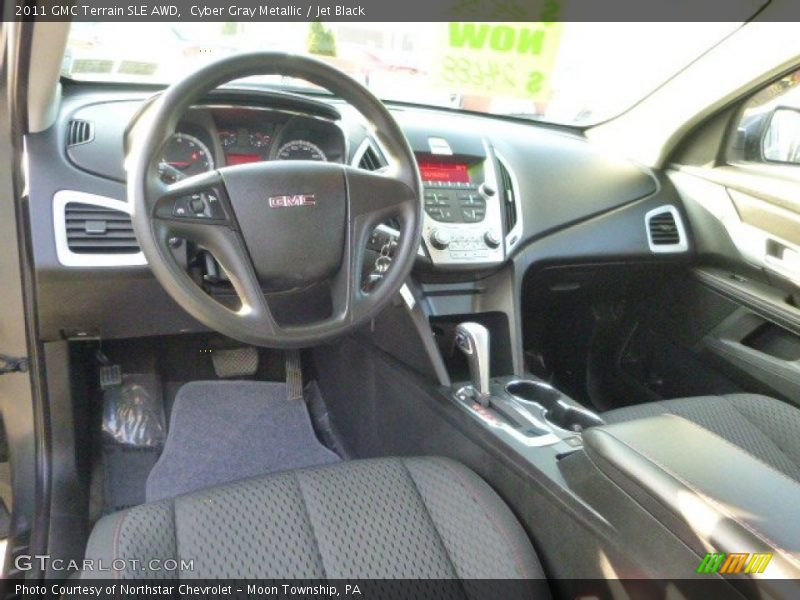 Cyber Gray Metallic / Jet Black 2011 GMC Terrain SLE AWD