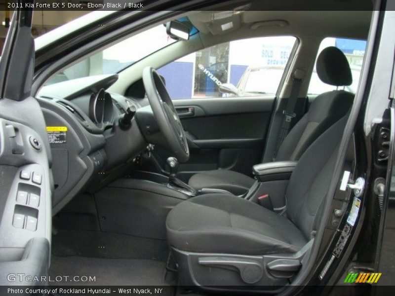 Ebony Black / Black 2011 Kia Forte EX 5 Door