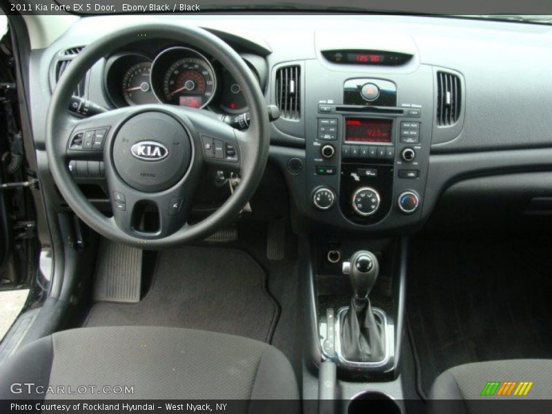 Ebony Black / Black 2011 Kia Forte EX 5 Door