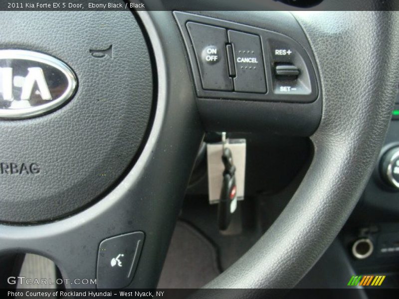 Ebony Black / Black 2011 Kia Forte EX 5 Door