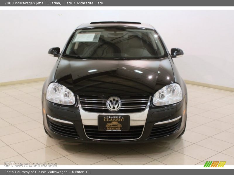 Black / Anthracite Black 2008 Volkswagen Jetta SE Sedan