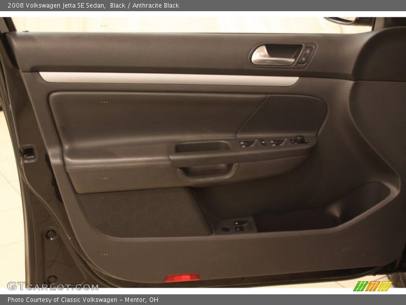 Black / Anthracite Black 2008 Volkswagen Jetta SE Sedan
