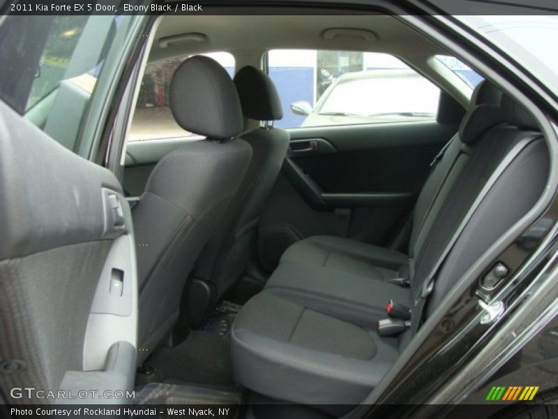 Ebony Black / Black 2011 Kia Forte EX 5 Door