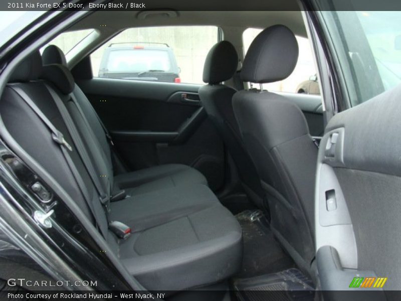 Ebony Black / Black 2011 Kia Forte EX 5 Door
