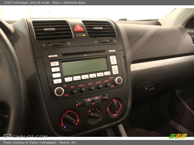 Black / Anthracite Black 2008 Volkswagen Jetta SE Sedan