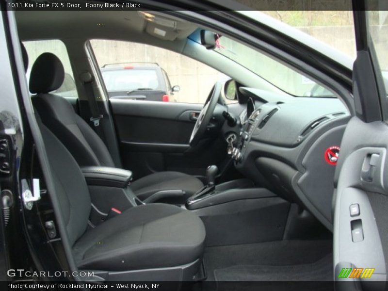 Ebony Black / Black 2011 Kia Forte EX 5 Door